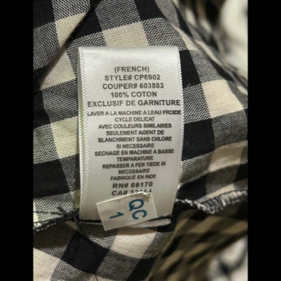 NWOT Eva Franco x Anthropologie Gingham Lace-Up Midi Skirt Black, White Size L - Picture 16 of 16